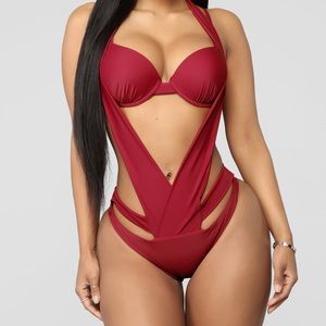 Kona 2 Piece Swimsuit -Burgundy